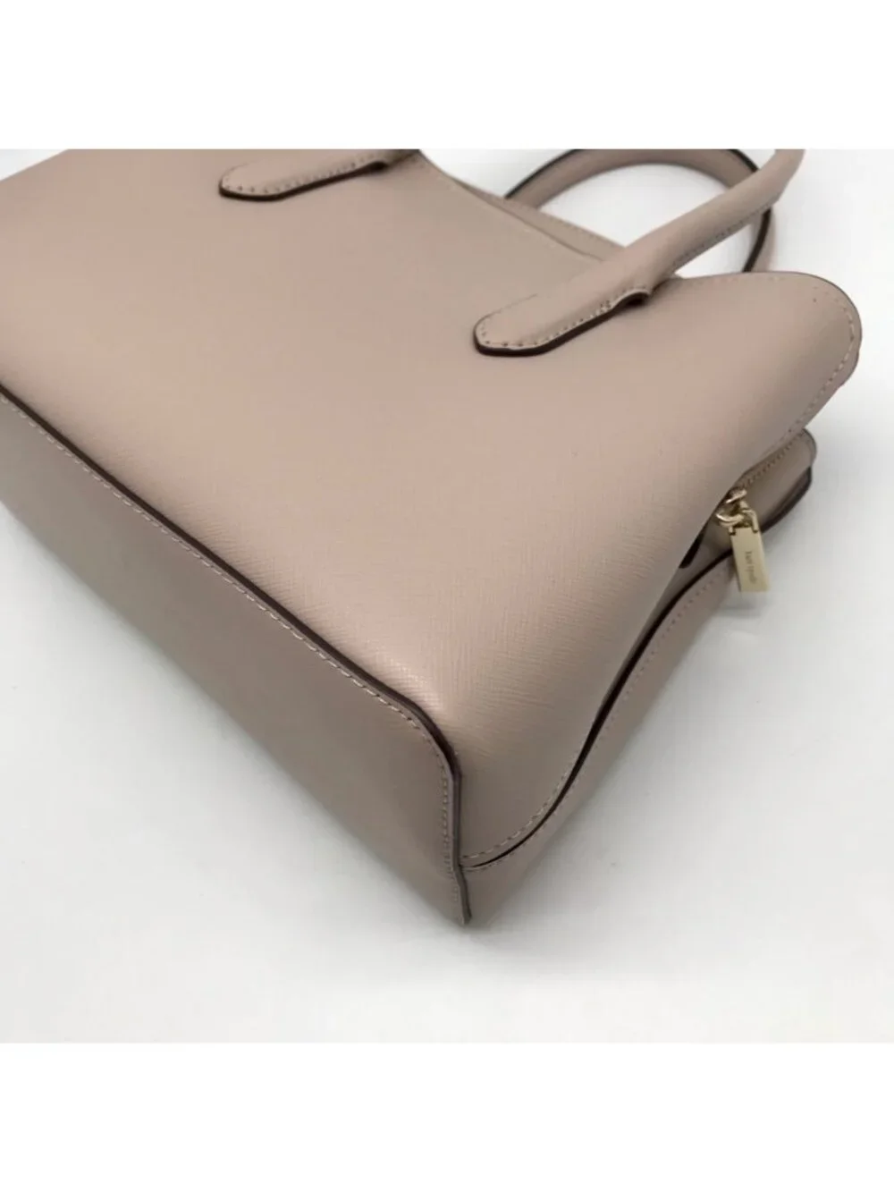 Kate Spade Warm Beige Saffiano Leather Medium Rory Satchel